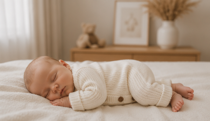 Milk White Newborn Bundle | Organic Cotton 3 Piece Baby Set