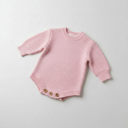 baby pink short romper newborn