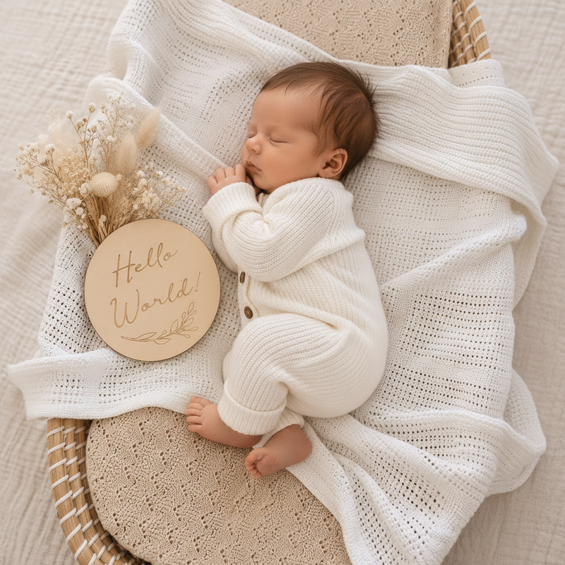 Milk White basket