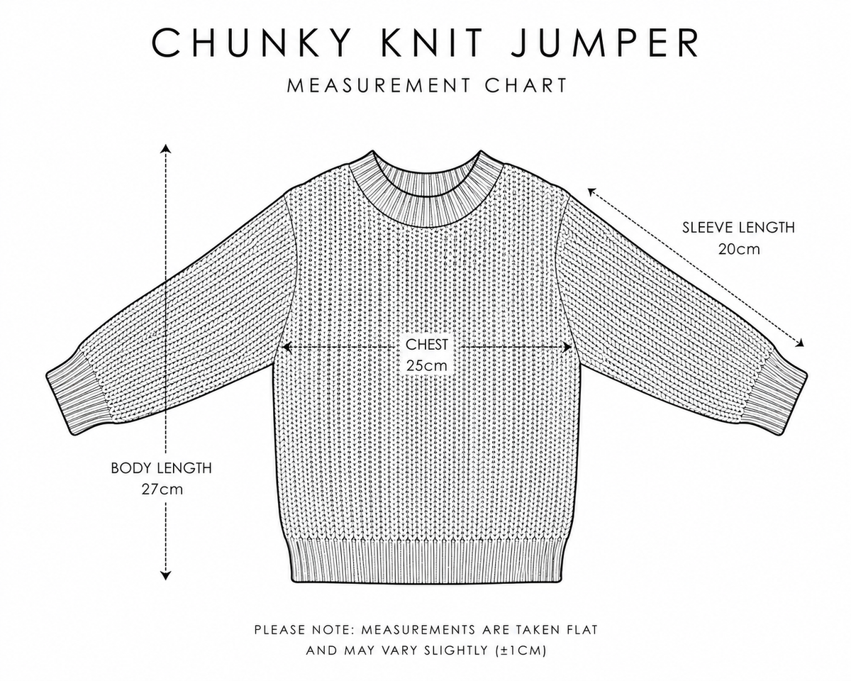 Speckled Sand Chunky Knit Baby Jumper
