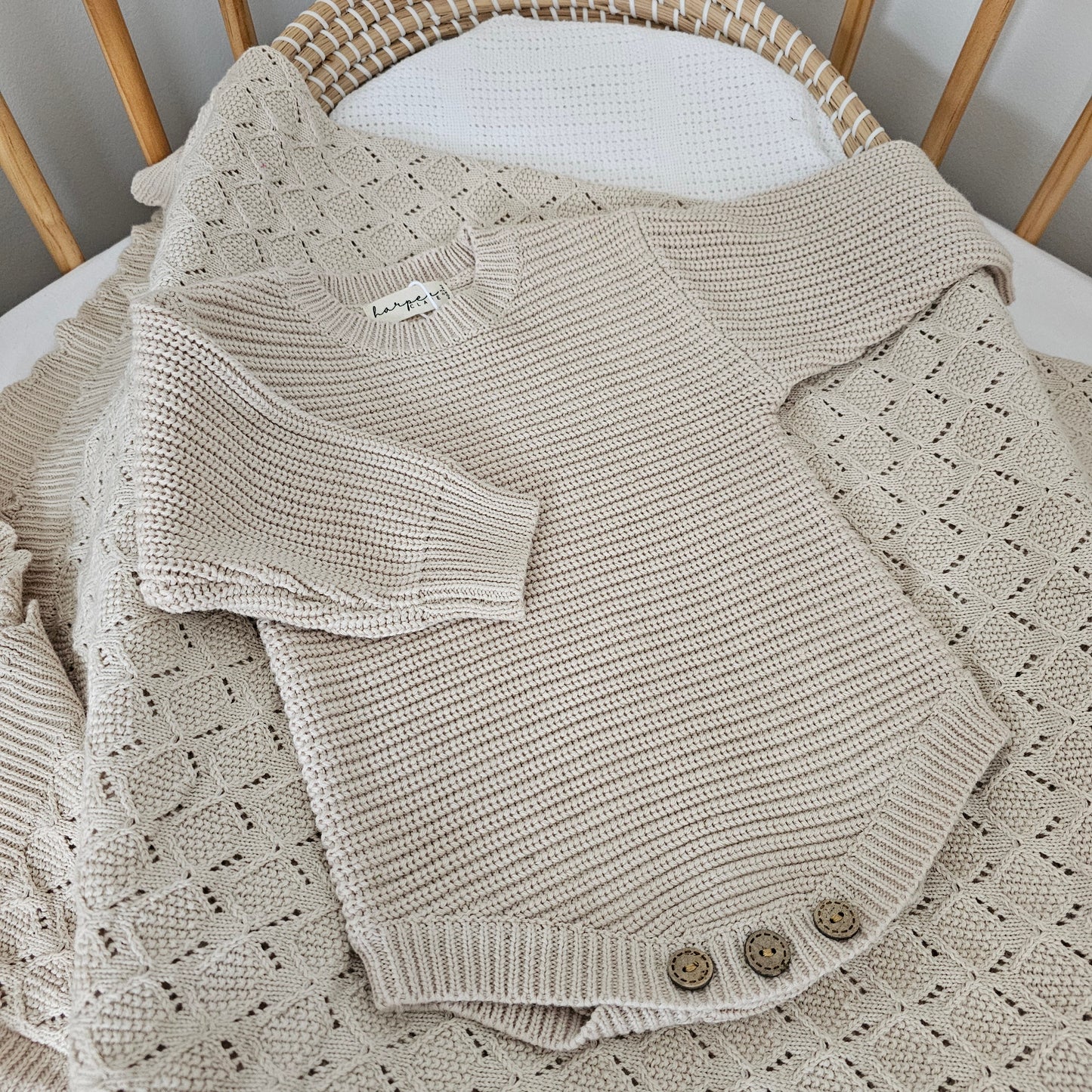 Earthy Taupe Chunky Knit Rompers