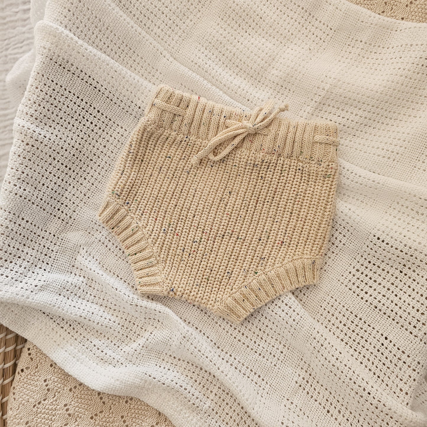 Speckled Sand Chunky Knit Bloomers