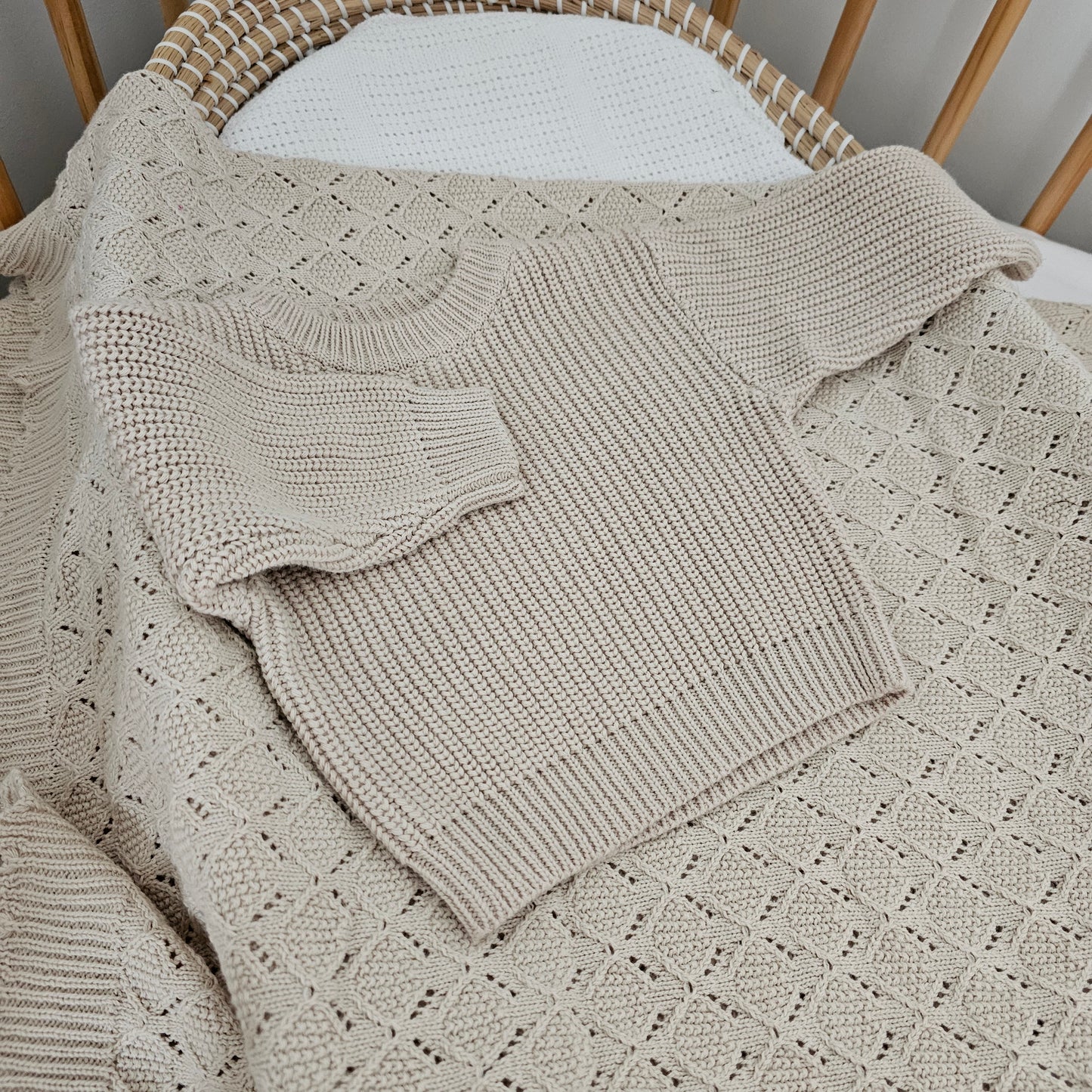 Earthy Taupe Chunky Knit Jumper