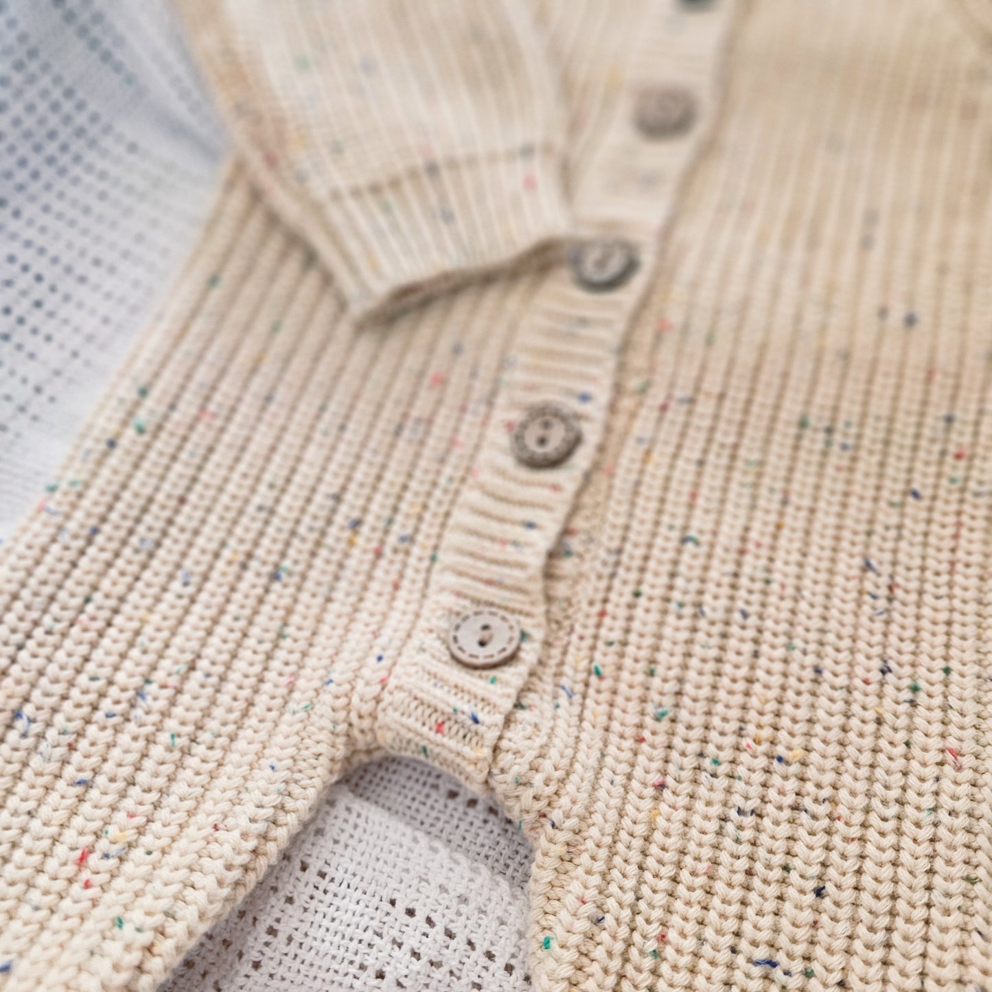 Speckled Sand Chunky Knit Body Suit