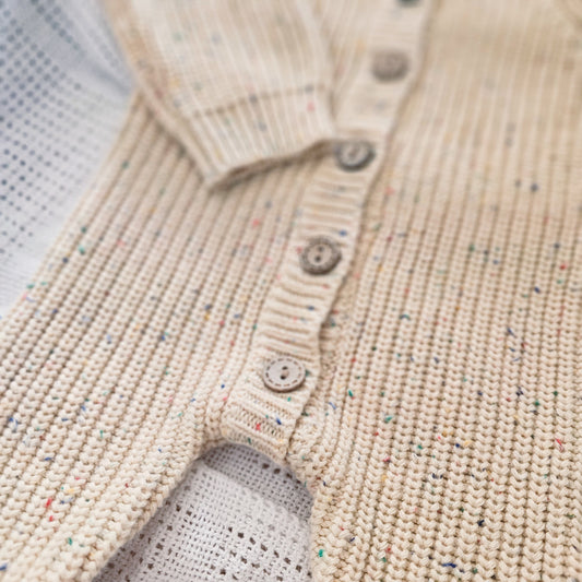 Speckled Sand Chunky Knit Body Suit