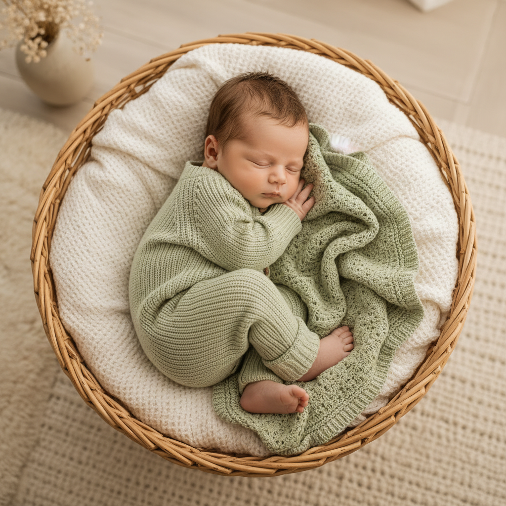 Tea Green basket